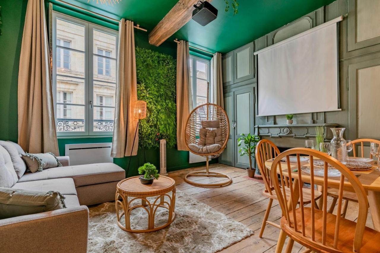 Appartement Jungle - Libourne Centre - 4 Pers - Sauna - Netflix Bagian luar foto