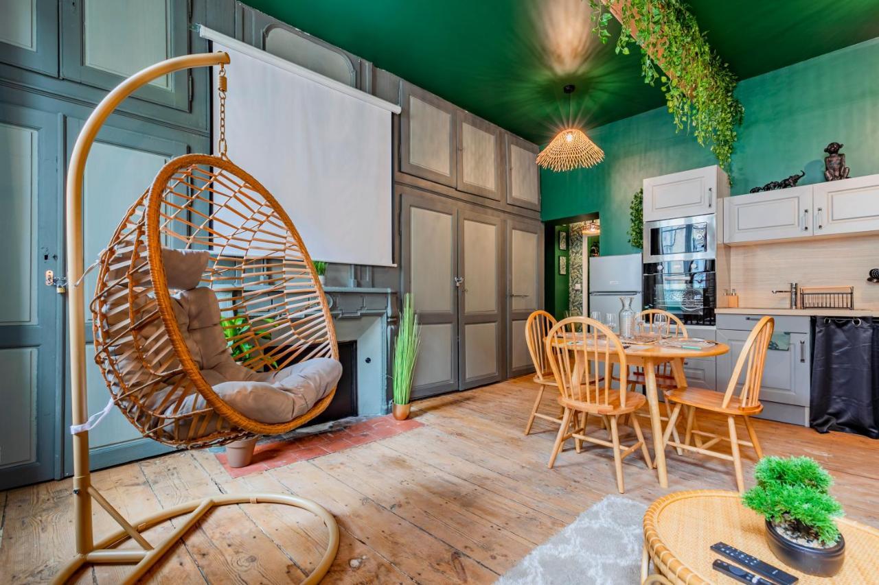 Appartement Jungle - Libourne Centre - 4 Pers - Sauna - Netflix Bagian luar foto