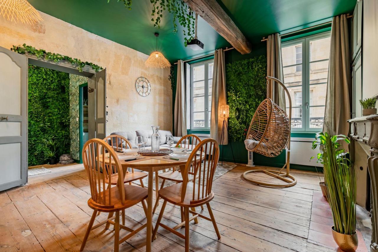 Appartement Jungle - Libourne Centre - 4 Pers - Sauna - Netflix Bagian luar foto