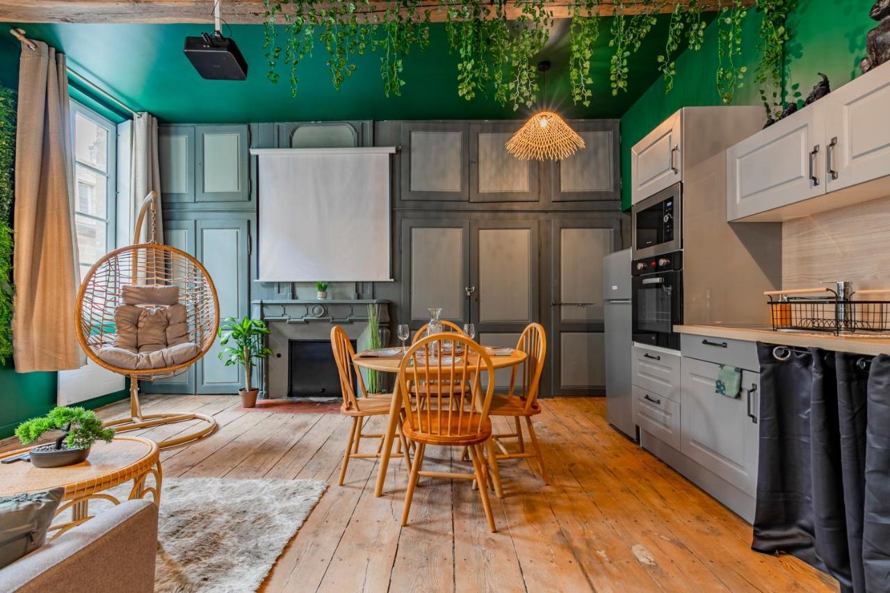Appartement Jungle - Libourne Centre - 4 Pers - Sauna - Netflix Bagian luar foto