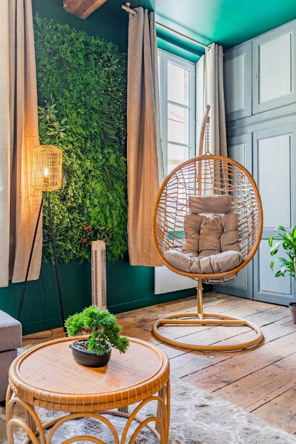 Appartement Jungle - Libourne Centre - 4 Pers - Sauna - Netflix Bagian luar foto