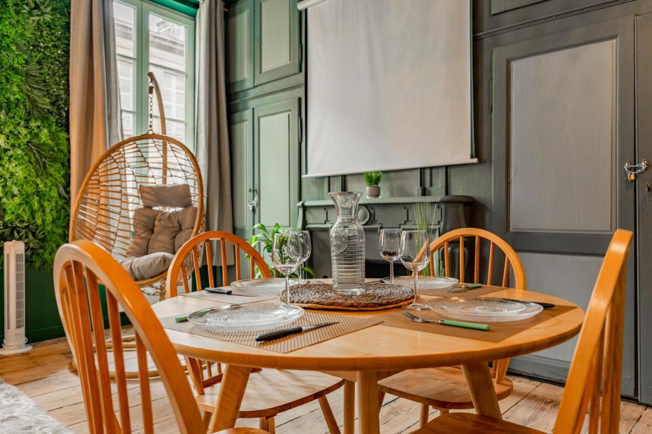 Appartement Jungle - Libourne Centre - 4 Pers - Sauna - Netflix Bagian luar foto